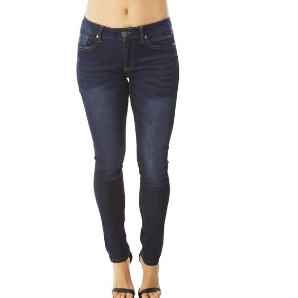 YRL Fantasy Blue Skinny Jeans Size 3 NEW - Picture 3 of 5